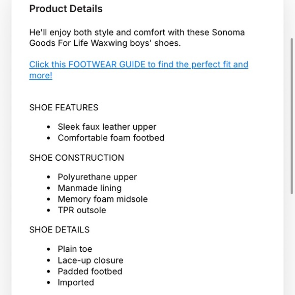 Boys Sonoma Waxwing black shoes - Picture 9 of 9